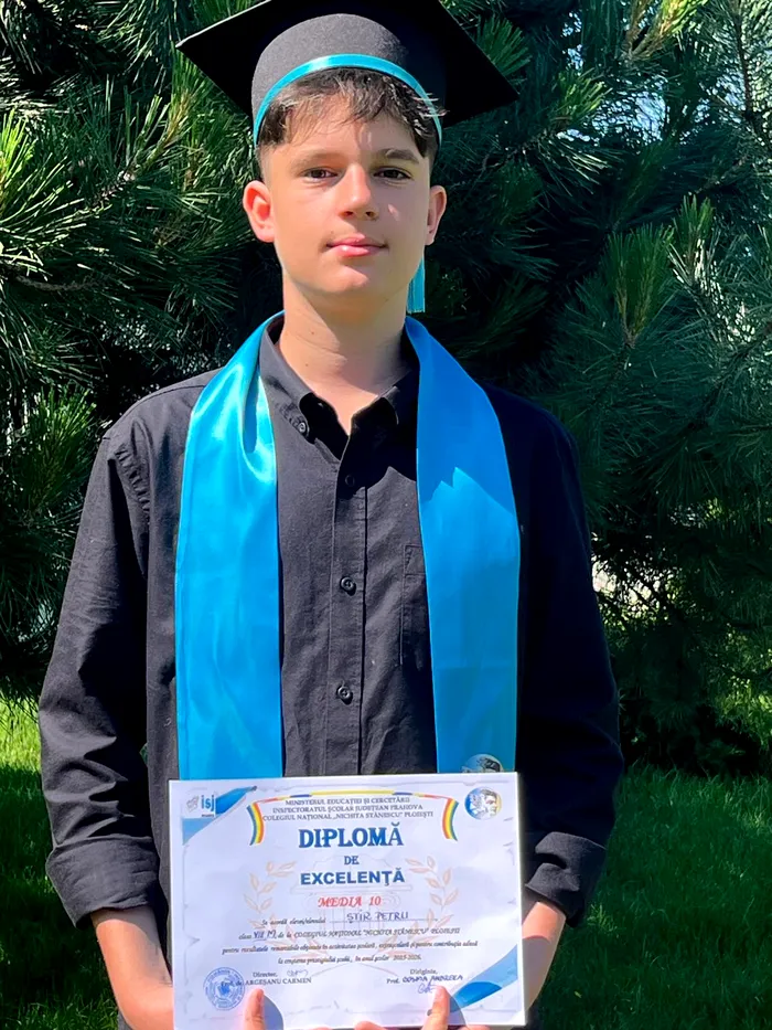 Drumul spre nota 10. Povestea singurului elev din Prahova cu media maximă la Evaluarea Națională
