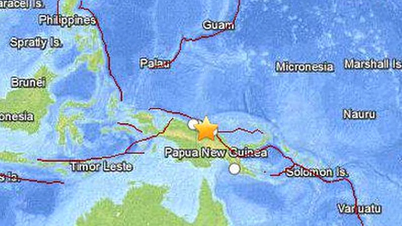 Cutremur de 7,1, produs în Papua Noua Guinee