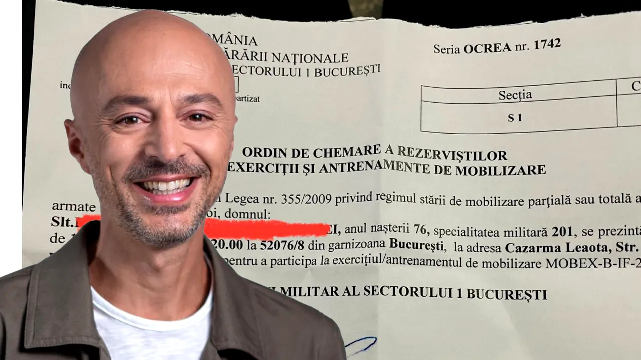 Scandalul rezerviști-MApN se amplifică. Andrei Roșu, fostul solist al trupei „Gaz pe foc”, chemat la INSTRUCȚIE militară. Ce l-a nemulțumit