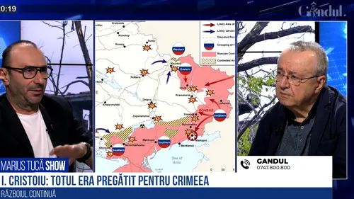 VIDEO Ion Cristoiu, despre ofensiva rușilor în Ucraina: „Acest război este pregătit, după părerea mea, de vreo 5-6 ani. Povestea cu admiterea în NATO a fost un pretext. Totul este făcut, încă o dată, pentru Crimeea”