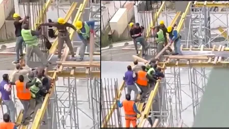 BĂTAIE cu pietre și bâte, între muncitorii români și albanezi, de pe șantierul noului stadion din Barcelona. Șase persoane au ajuns la spital