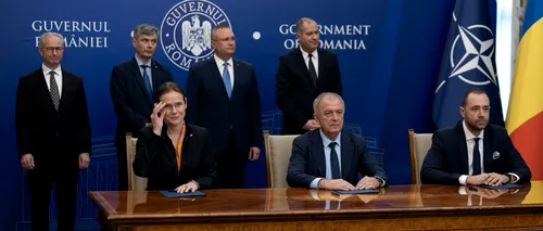 Șefii Transgaz, OMV Petrom și Romgaz au semnat contractul prin care concesionarii Neptun Deep își rezervă capacitate pe conducta din zona Tuzla