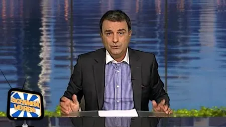 Lucian Mîndruță prezintă și interpretează știrile zilei, la 