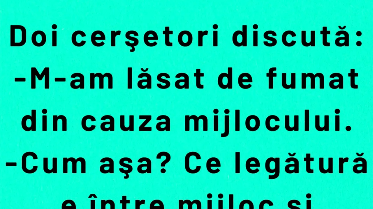BANCUL ZILEI | Cerșetorii și viciul fumatului