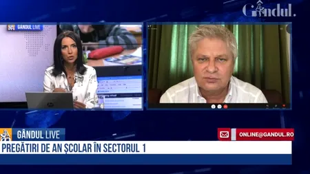 GÂNDUL LIVE. Daniel Tudorache, primarul Sectorului 1: „Prima zi de școală a început perfect” / „Vom fi în siguranță când va apărea vaccinul”