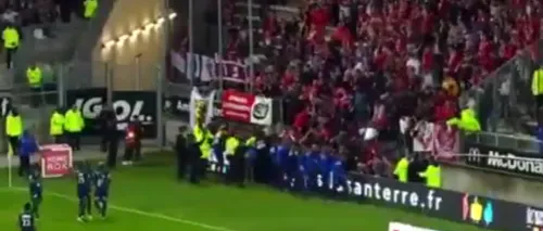 Momente șocante la un meci din Franța. Peste 100 de suporteri s-au prăbușit cu balustrada tribunei: 26 de răniți, 4 în stare gravă