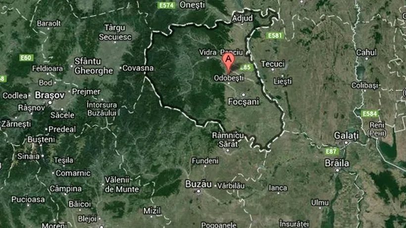 Două cutremure au avut loc noaptea trecută în Vrancea