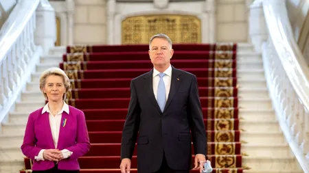 FOTO | Ursula von der Leyen, primită de Klaus Iohannis la Cotroceni. Întâlnirea, în contextul războiului din Ucraina