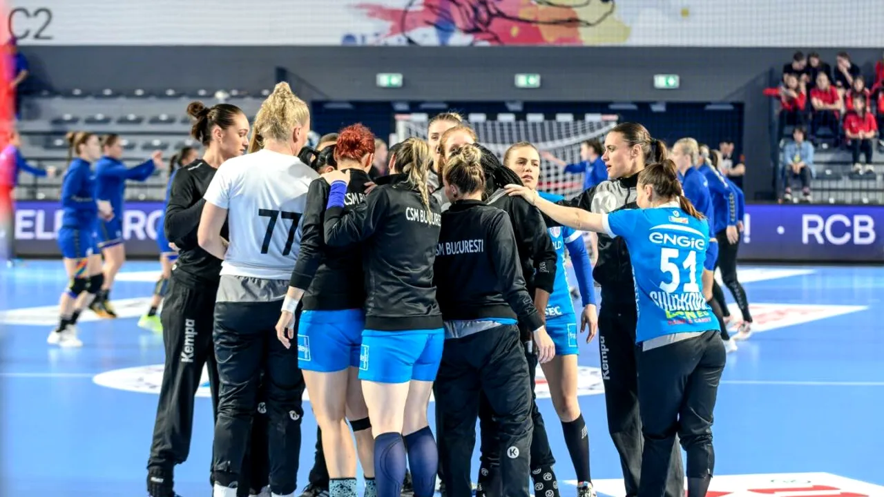 CSM București, VICTORIE fără probleme în Liga Campionilor. Rapid a pierdut dramatic