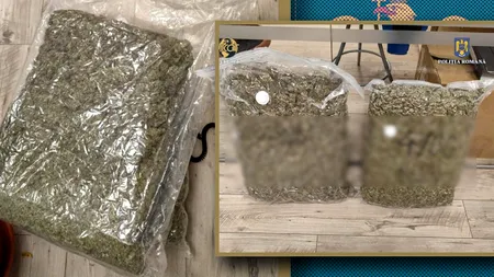 Un cărăuș senior a fost prins în flagrant cu un colet cu 9 kg de cannabis în Arad. Bătrânul de 70 de ani a fost plasat în arest la domiciliu