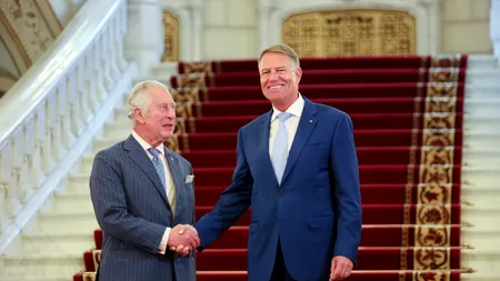 FOTO | Prințul Charles a venit în România și a fost primit la Palatul Cotroceni de președintele Klaus Iohannis