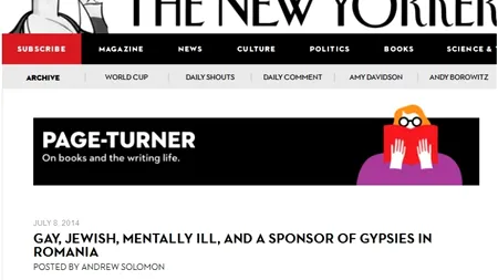 Un articol din New Yorker descrie PARADOXUL ROMÂNESC: După ce a văzut aceste lucruri în România, scriitorul american Andrew Solomon a exclamat: UN LOC ORIBIL, dar, totodată, MINUNAT!