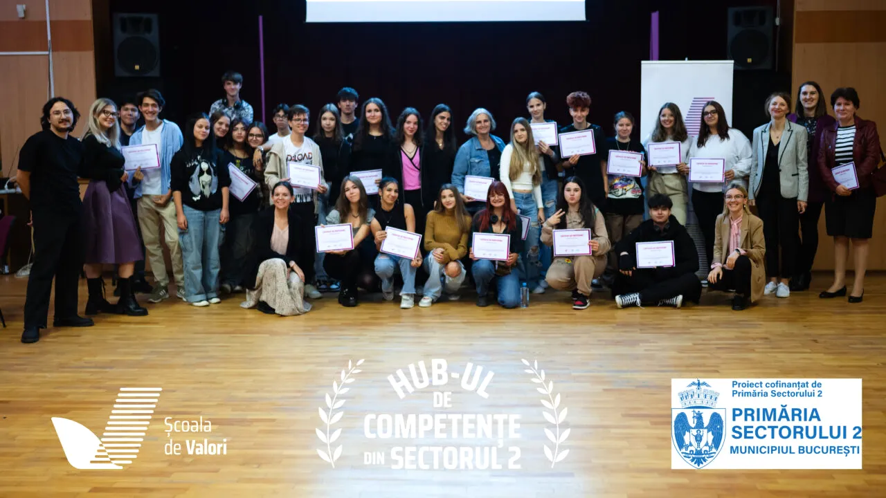 COMUNICAT: 60 de elevi din cadrul a patru licee din Sectorul 2 și-au descoperit competențele