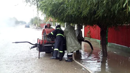 Opt județe au fost afectate de ploi abundente în ultimele 24 de ore