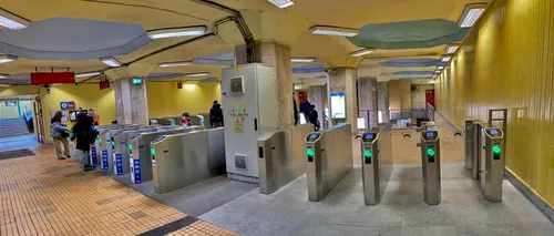 A fost SCANDAL la stația de metrou Basarab, după ce doi bărbați au încercat să treacă cu o singură caertelă și au fost opriți de paznici