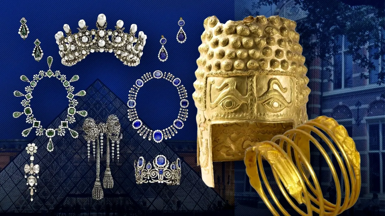 Ce au în comun FURTUL de la Luvru și furtul Coifului de la Coțofenești. Asemănări, coincidențe, scenarii și breșe de securitate aproape neverosimile