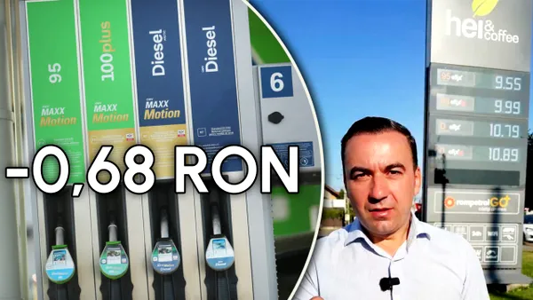 Motorina se ieftinește cu 68 de bani de la miezul nopții. Bogdan Ivan: „Efectul se vede la pompă”