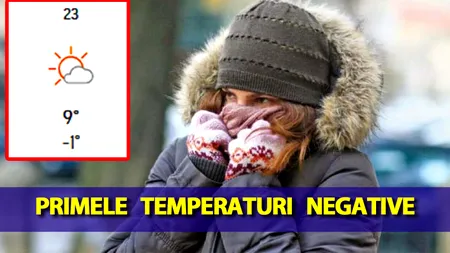 Meteorologii Accuweather anunță primele temperaturi negative în România. Pe ce dată vor fi sub 0 grade Celsius