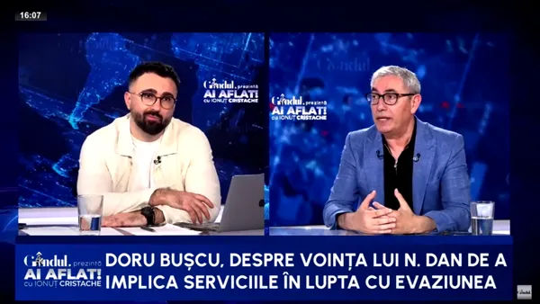 Doru Bușcu: „EVAZIUNEA fiscală este o infracțiune”