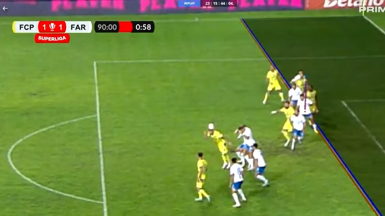 8 minute de așteptare din camera VAR ca să se valideze un gol la Petrolul-Farul! Hagi: „Nu e treaba mea”