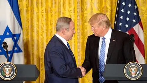 Netanyahu a îngropat la Washington soluția a două state, Israel și Palestina, iar Trump a înecat presa într-un șuvoi de superlative