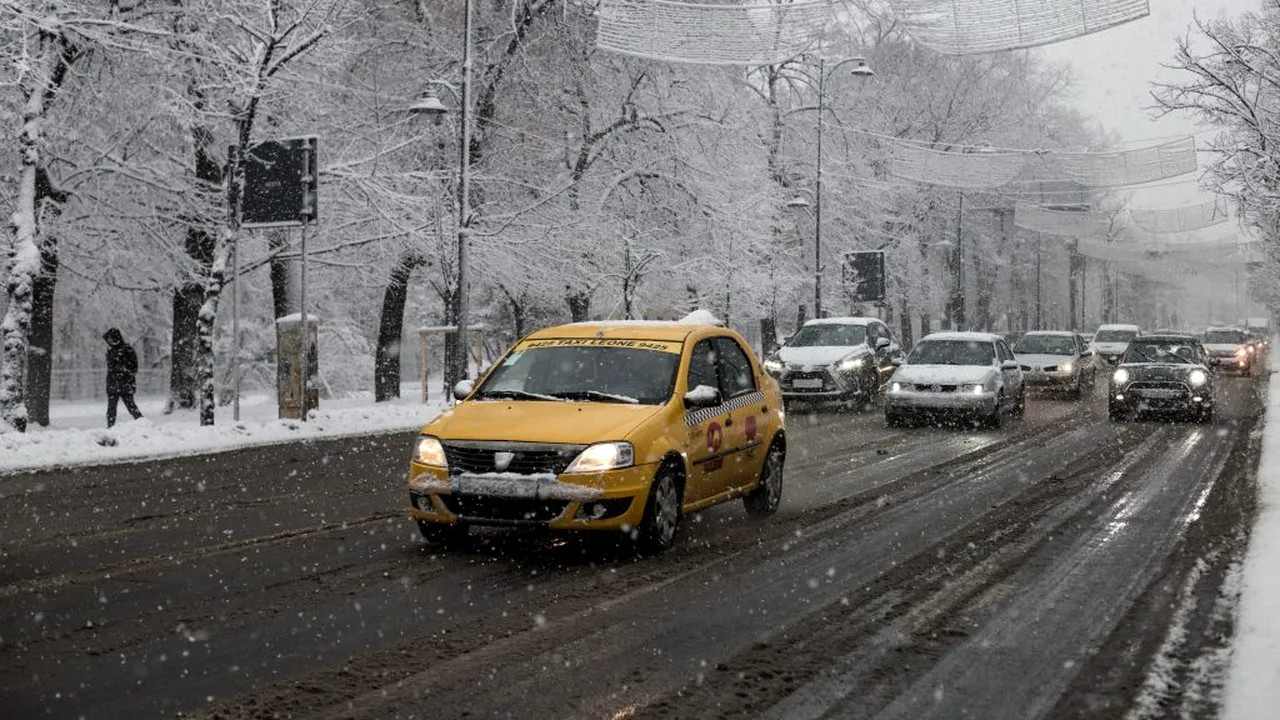 ANM: Vreme rece în București, ninsori și polei până miercuri dimineața