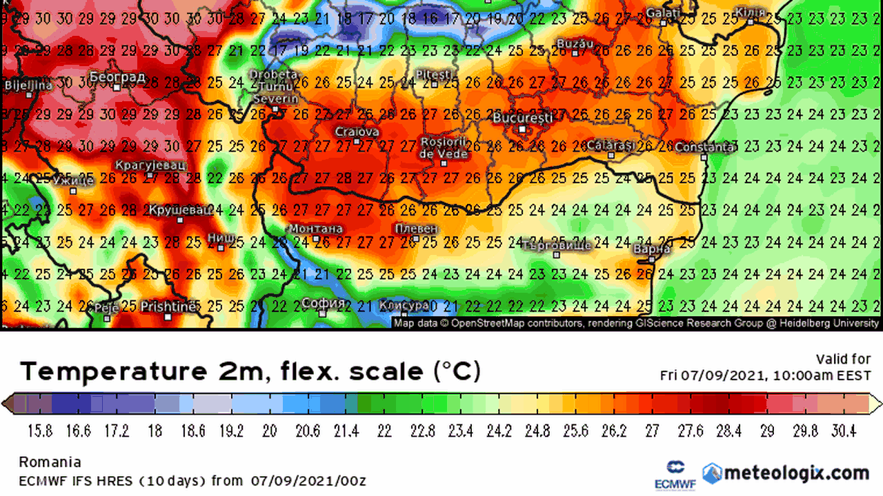 Vremea la mare în weekendul 9 – 11 iulie. Soare generos și temperaturi plăcute, dar precipitațiile revin duminică