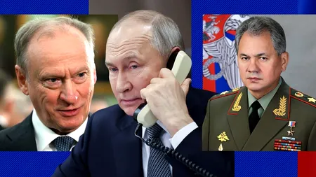 Puși pe „linie moartă” de Putin, Patrushev și Șoigu trag sfori pentru a recâștiga PRIVILEGIILE la Kremlin. „Un nou tip de comportament în elita rusă”