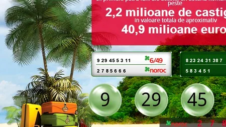 LOTO 6/49, LOTO 5/40, JOKER și NOROC. Numerele extrase joi, 16 mai. Report uriaș la LOTO 6 din 49