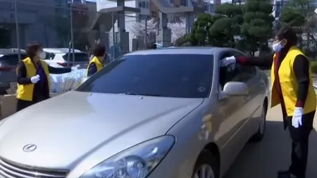 VIDEO Servicii religioase drive-in la biserici