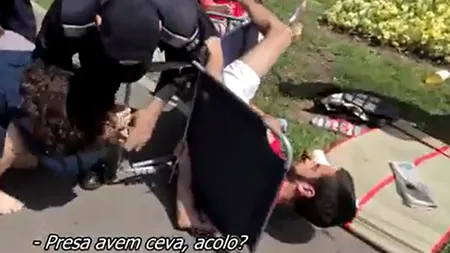 Și-au scos șezlongurile, și-au pregătit cocktailurile, dar au apărut jandarmii. Ce a urmat în fața Palatului Victoria