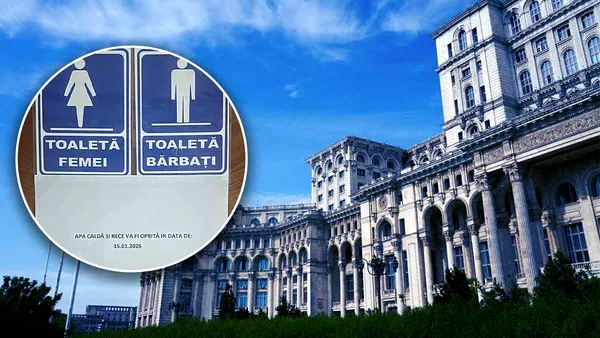 Ciucu a lăsat Parlamentul fără apă. Peste 1.500 de angajaţi ai instituţiei se vor spăla pe mâini cu zăpadă