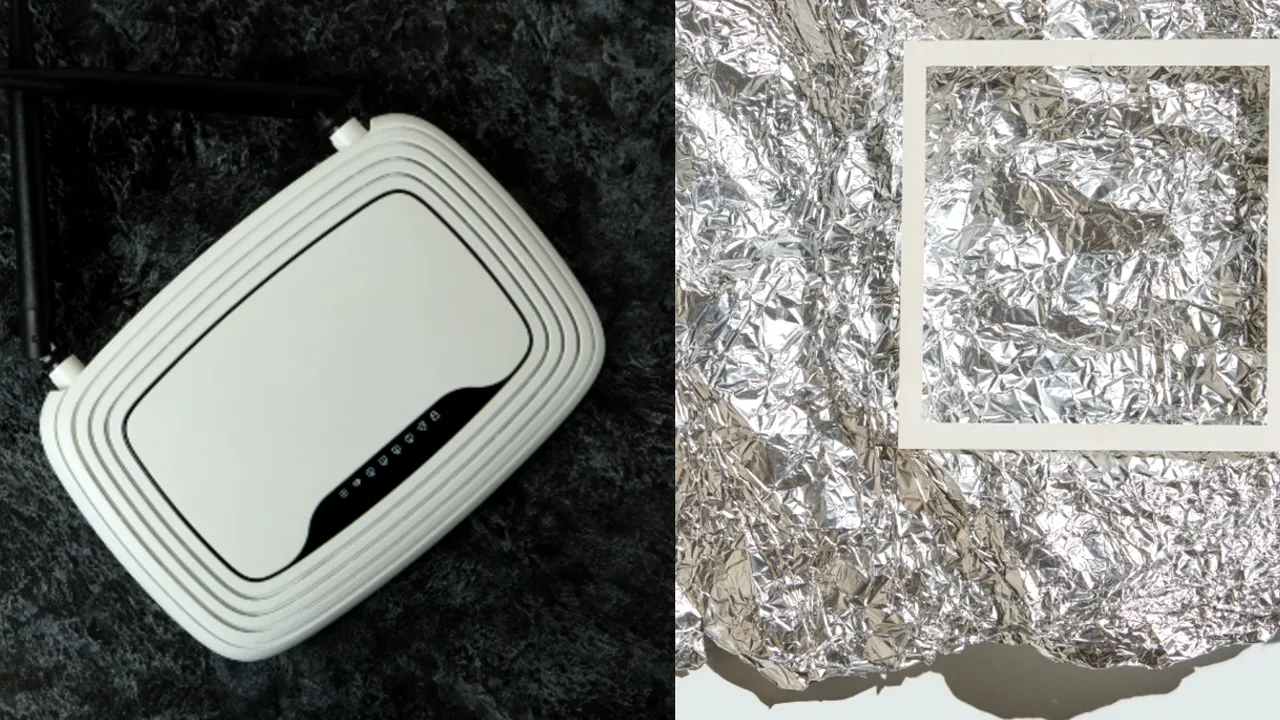 De ce este recomandat să pui folie de aluminiu sub routerul WiFi