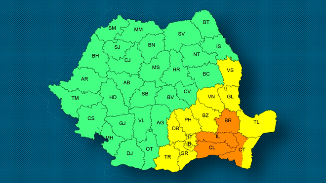 Sursă foto: Administrația Națională de Meteorologie