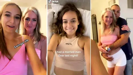 O familie de swingeri șochează Tik Tok-ul. Care spune femeia că ar fi secretul unei căsnicii reușite | VIDEO