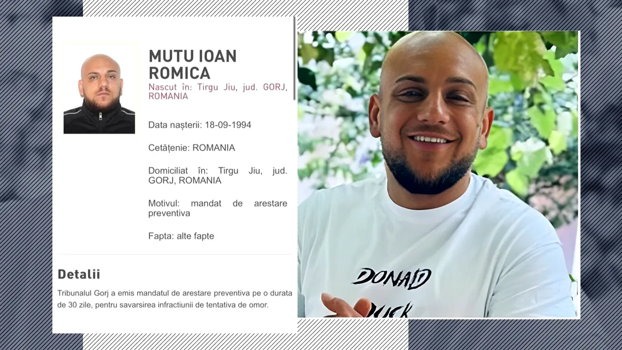 VIDEO. Interlopul Romică Mutu, dat în urmărire după ce, în luna septembrie, a înjunghiat un bărbat pe o stradă din Târgu Jiu, prins în Belgia