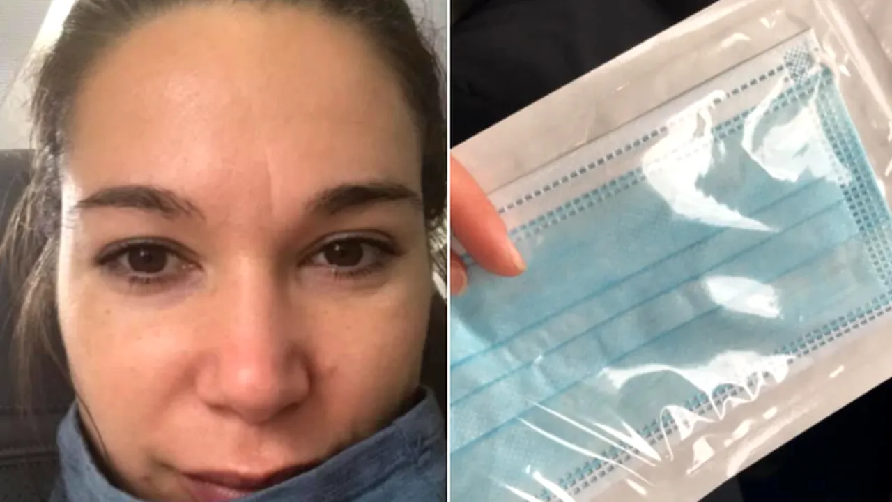 O tânără din România a fost dată jos din avion pentru că a refuzat să-și schimbe bandana din bumbac cu o mască chirurgicală: „Democrația a murit!” (VIDEO)