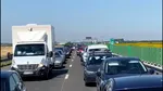 Carambol pe Autostrada Soarelui. Traficul este îngreunat, șase mașini s-au ciocnit