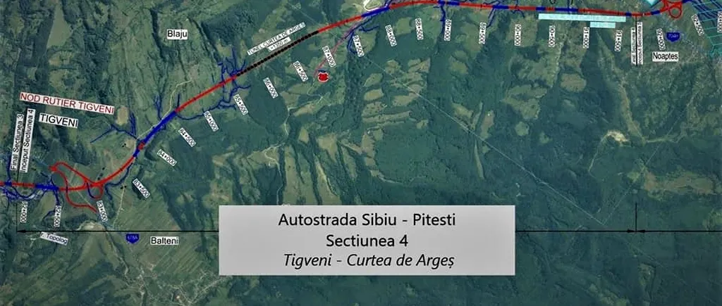 Lotul patru al autostrăzii A1 între Curtea de Argeş şi Tigveni a fost semnat. Lucrările au termen de finalizare de 60 de luni