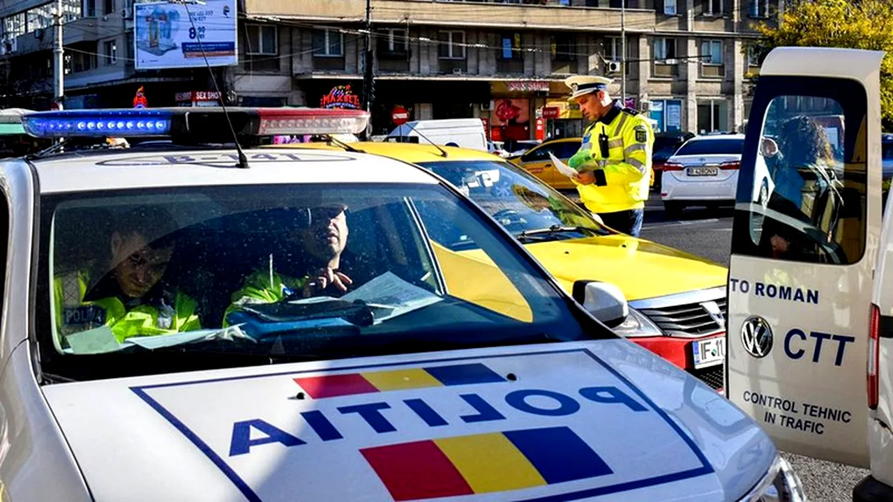 Polițist din Vaslui care conducea o autospecială, amendat și lăsat fără permis. Care a fost motivul