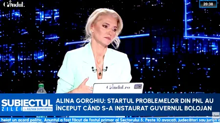 Alina Gorghiu, atacuri în rafale la gruparea Bolojan din PNL: Problemele din partid au apărut când Bolojan a ajuns premier