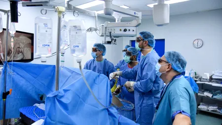 Recoltare complet laparoscopică, pentru un nou transplant hepatic  realizat cu succes la SANADOR