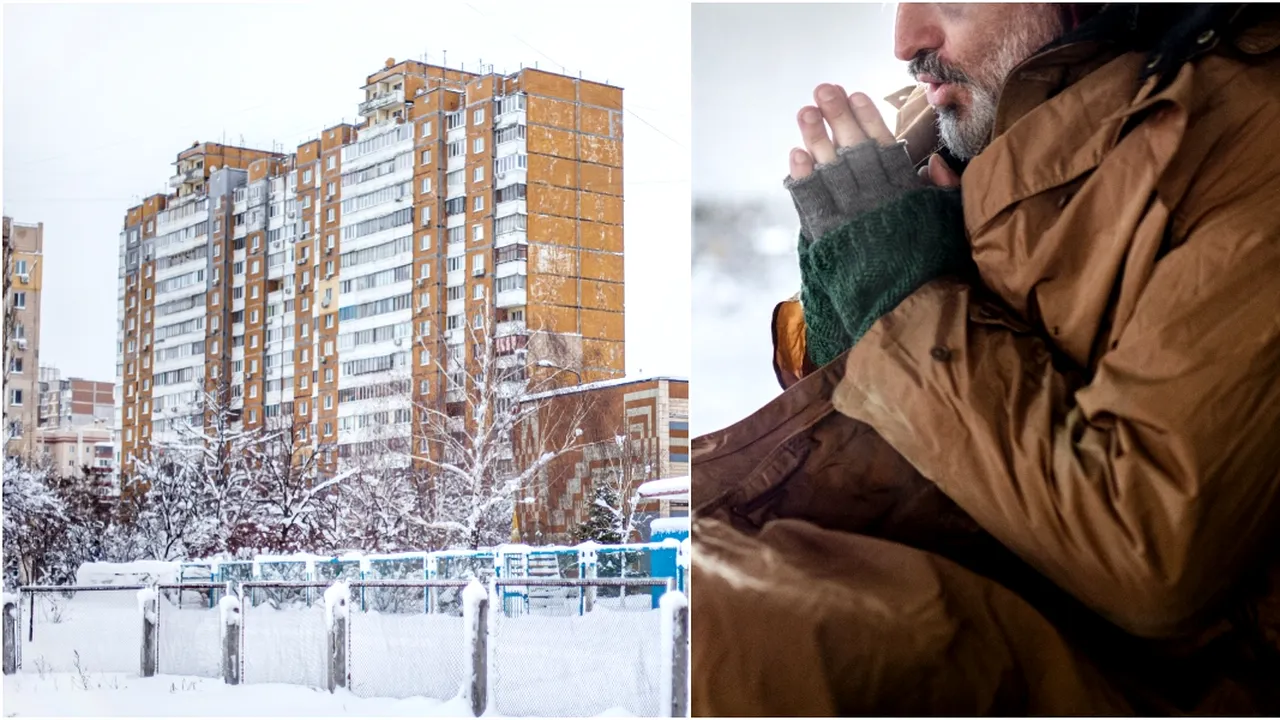 Temperaturile scăzute fac victime. Un bărbat de 65 de ani a murit de frig, lângă soția bolnavă psihic