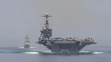 Incident în Strâmtoarea Ormuz. Focuri de avertisment ale Marinei americane a pentru a îndepărta nave ale Iranului care s-au apropiat de un submarin