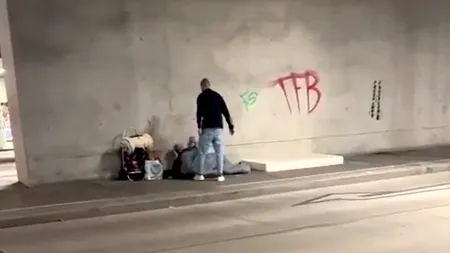 Cum a reacționat un austriac după ce a văzut o cerșetoare româncă dormind sub un pod din Viena: 