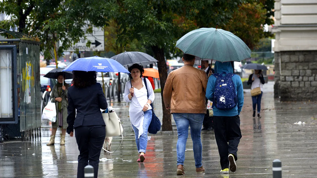 METEO. Temperaturile scad în toată țara. Începând de vineri, maximele nu vor depăși 20-23 de grade Celsius