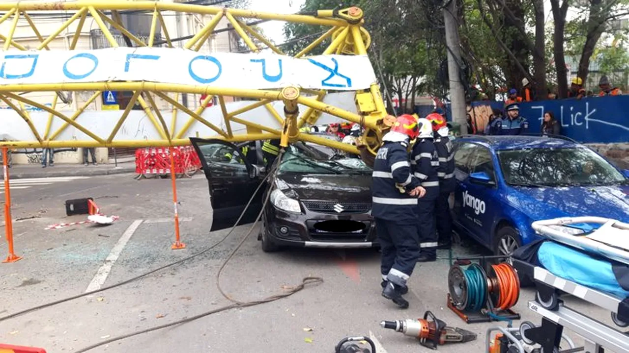 Accidentul din Capitală cu macaraua | A fost deschis dosar penal