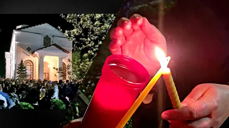 EXCLUSIV VIDEO | Slujba de Înviere la Mănăstirea Ghighiu. Aproape 10.000 de credincioși au venit să ia Lumina Sfântă, adusă de la Ierusalim