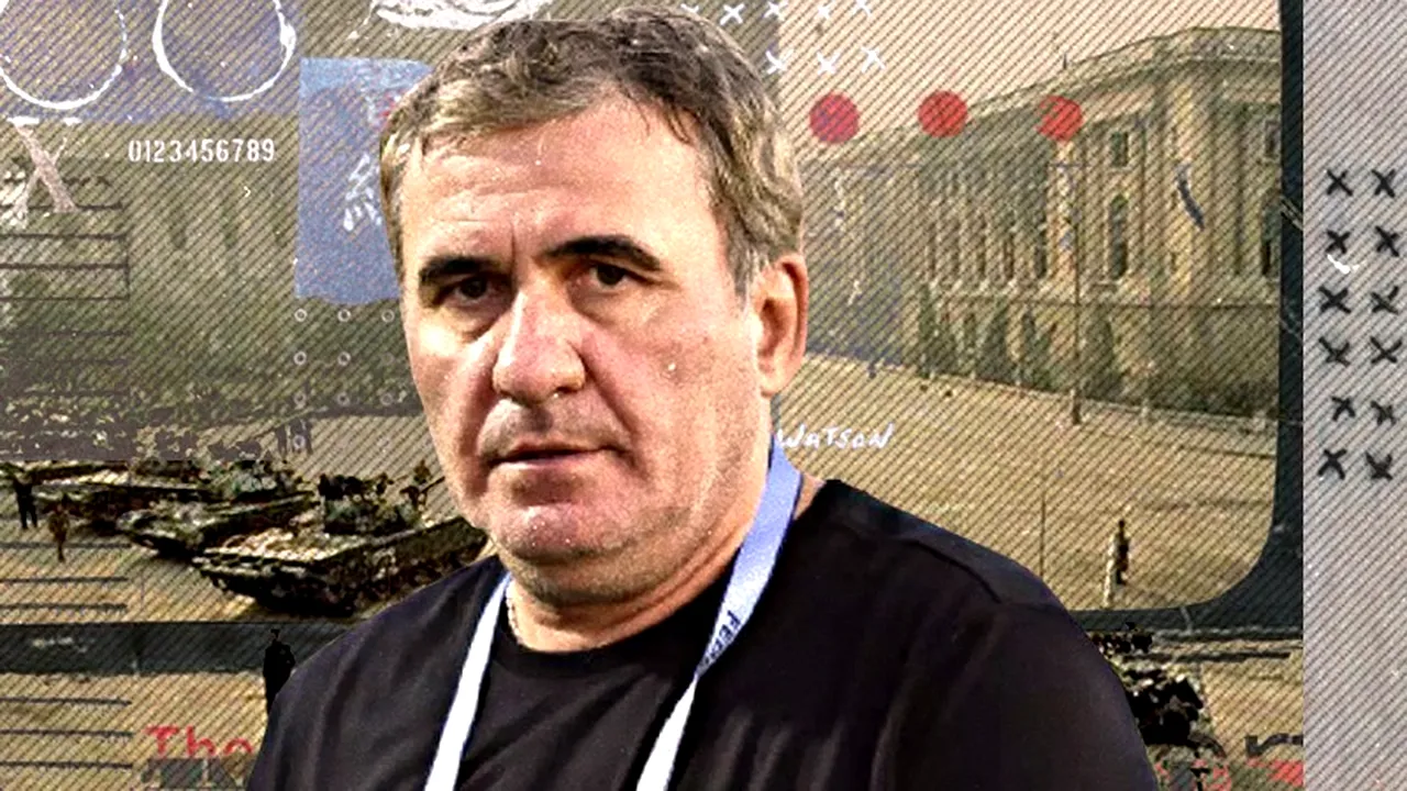 Ce a făcut Gică Hagi în ziua în care soții Ceaușescu fugeau cu elicopterul. ”Te așteptai la o grozăvie, mirosea a praf de pușcă”