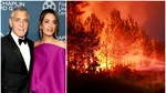 George Clooney, nevoit să-și evacueze locuința de 8 milioane de dolari din cauza incendiilor din Franța
